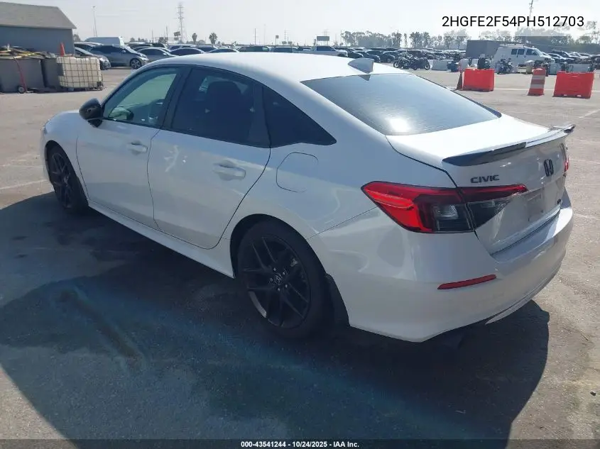 2HGFE2F54PH512703 2023 Honda Civic Sport