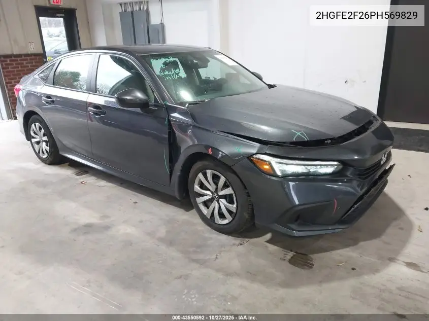 2HGFE2F26PH569829 2023 Honda Civic Lx