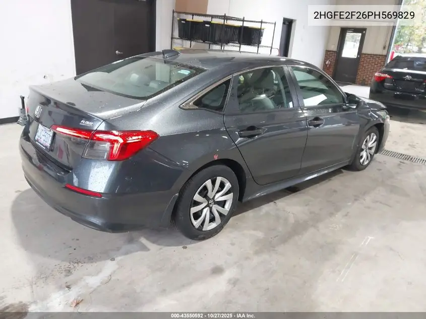 2HGFE2F26PH569829 2023 Honda Civic Lx