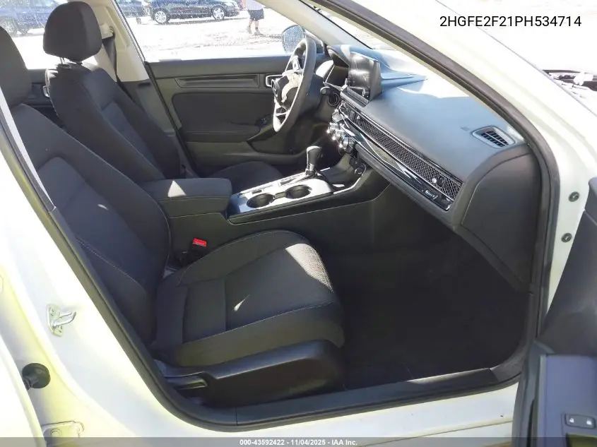 2HGFE2F21PH534714 2023 Honda Civic Lx