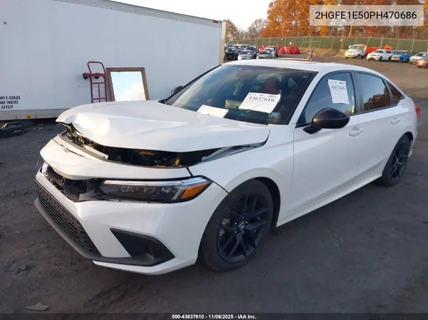 2HGFE1E50PH470686 2023 Honda Civic Si Sedan