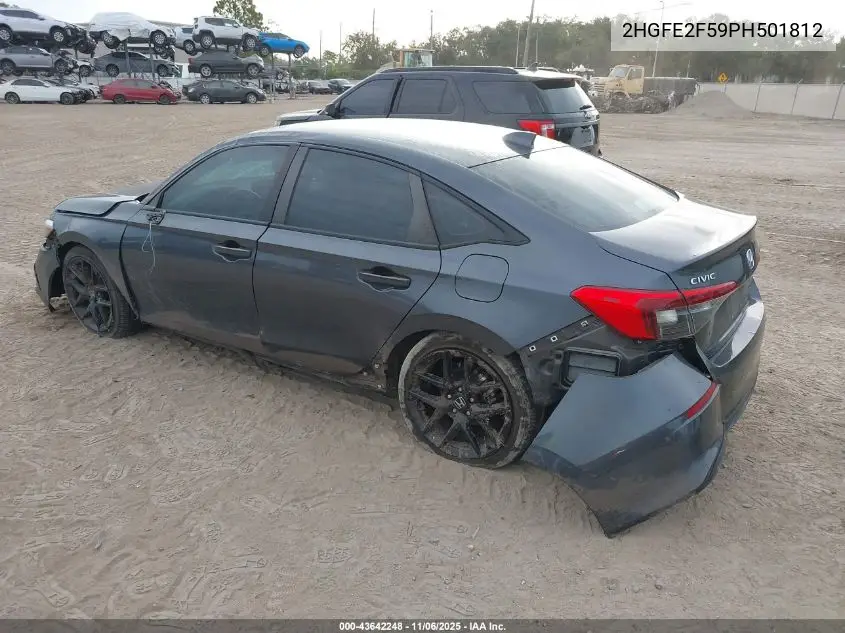 2HGFE2F59PH501812 2023 Honda Civic Sport