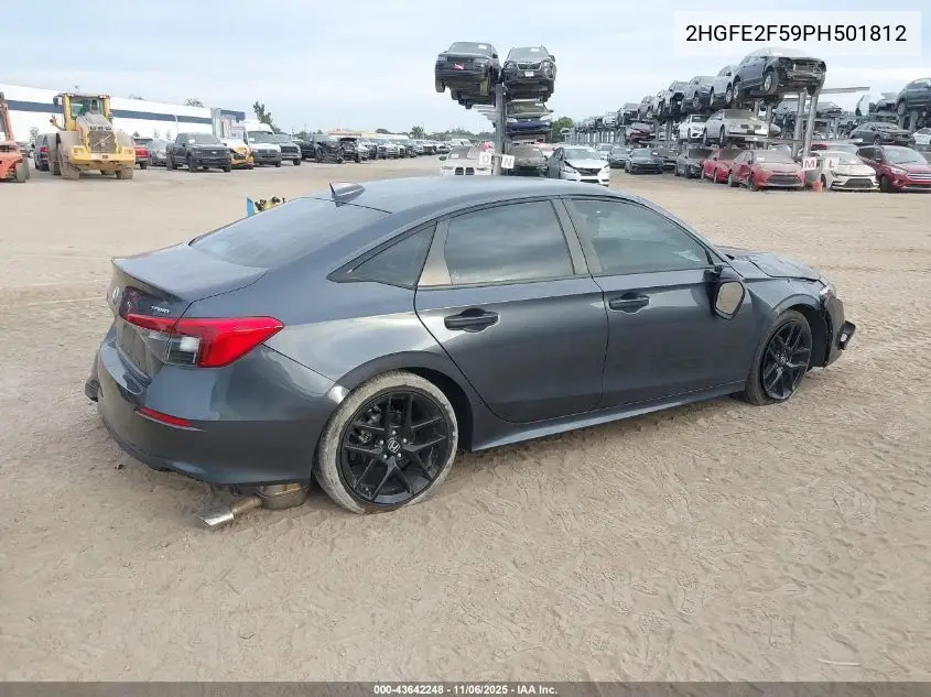 2HGFE2F59PH501812 2023 Honda Civic Sport