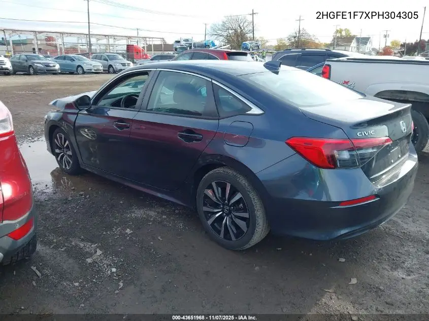 2HGFE1F7XPH304305 2023 Honda Civic Ex/Ex W/O Bsi
