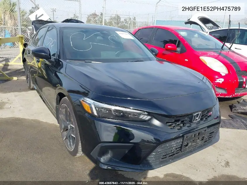 2HGFE1E52PH475789 2023 Honda Civic Si Sedan