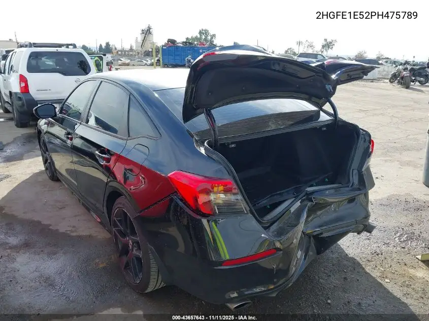 2HGFE1E52PH475789 2023 Honda Civic Si Sedan