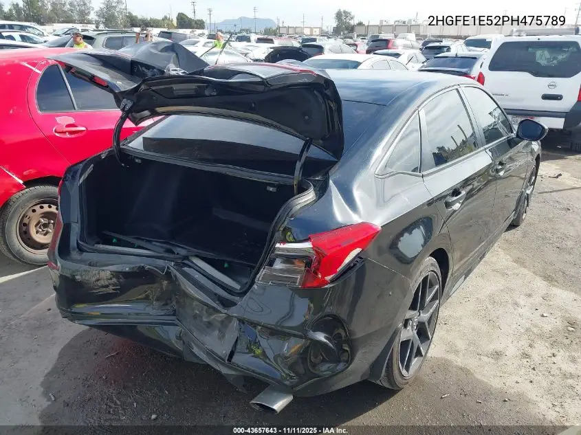 2HGFE1E52PH475789 2023 Honda Civic Si Sedan