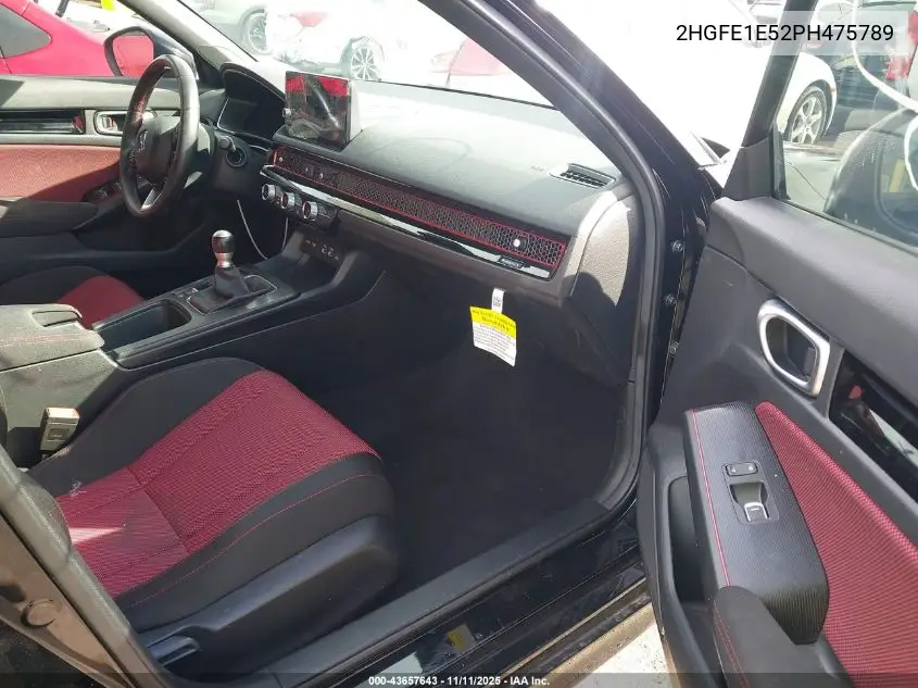 2HGFE1E52PH475789 2023 Honda Civic Si Sedan