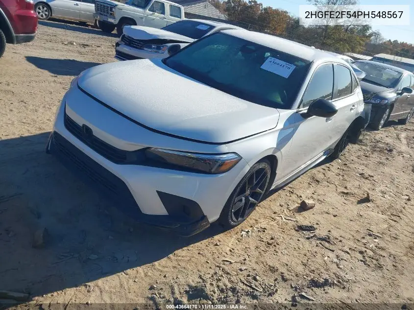 2HGFE2F54PH548567 2023 Honda Civic Sport