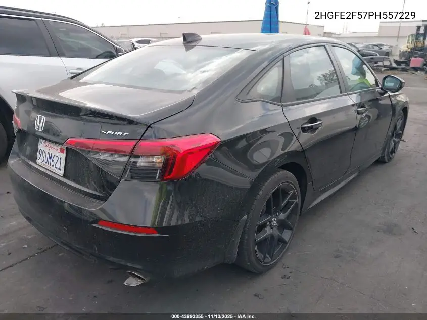 2HGFE2F57PH557229 2023 Honda Civic Sport