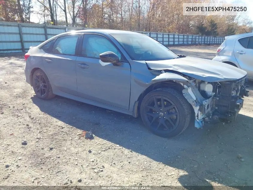 2HGFE1E5XPH475250 2023 Honda Civic Si Sedan