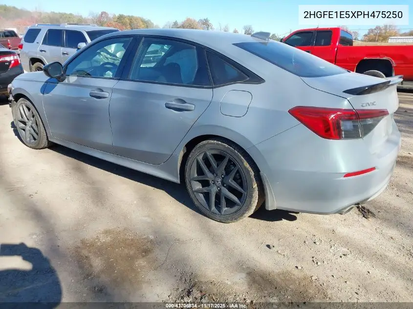 2HGFE1E5XPH475250 2023 Honda Civic Si Sedan