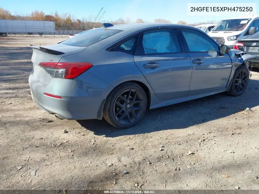 2HGFE1E5XPH475250 2023 Honda Civic Si Sedan