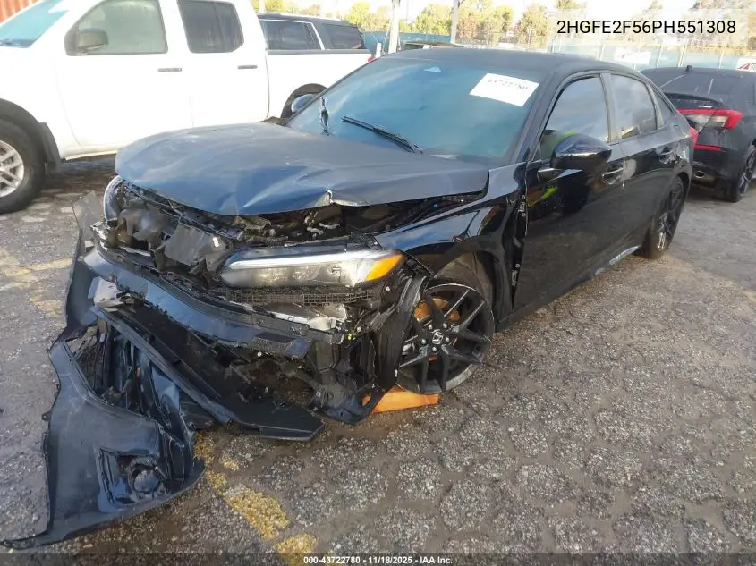 2HGFE2F56PH551308 2023 Honda Civic Sport