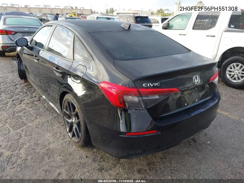 2HGFE2F56PH551308 2023 Honda Civic Sport