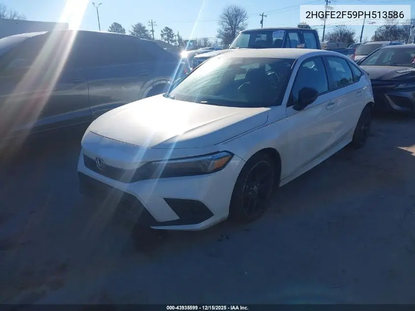 2HGFE2F59PH513586 2023 Honda Civic Sport