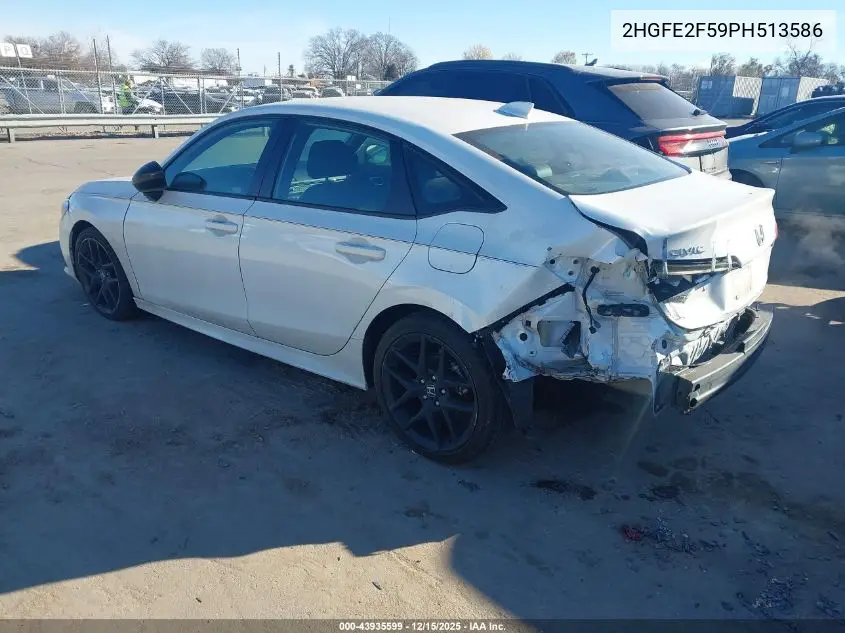 2HGFE2F59PH513586 2023 Honda Civic Sport