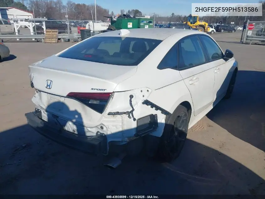 2HGFE2F59PH513586 2023 Honda Civic Sport