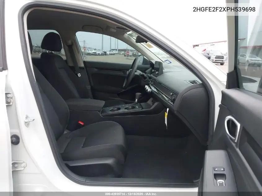 2HGFE2F2XPH539698 2023 Honda Civic Lx