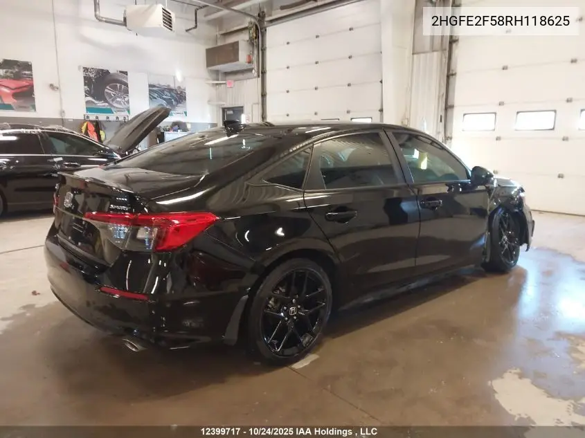 2HGFE2F58RH118625 2024 Honda Civic Sport