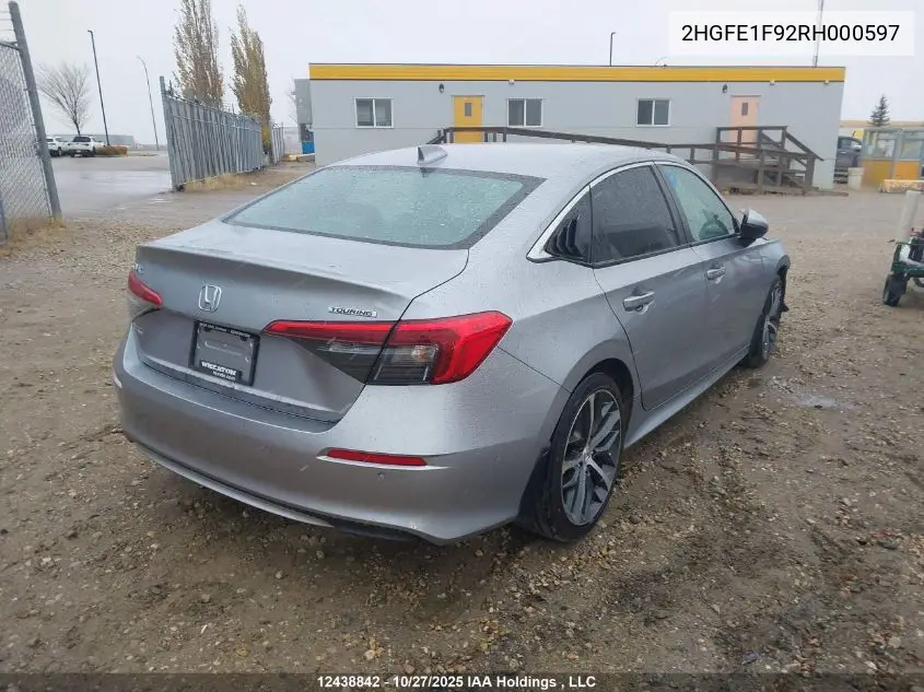 2HGFE1F92RH000597 2024 Honda Civic Touring