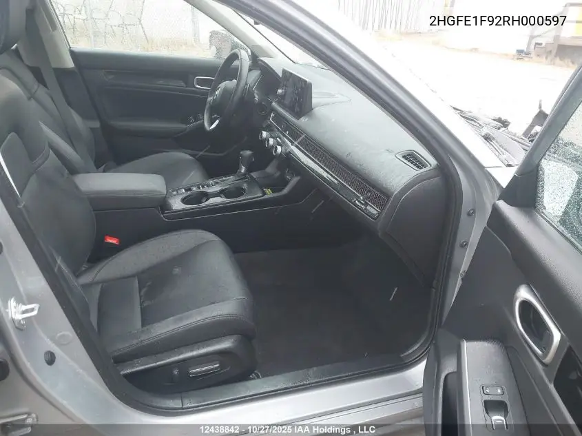 2HGFE1F92RH000597 2024 Honda Civic Touring