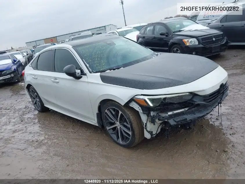 2HGFE1F9XRH000282 2024 Honda Civic Touring