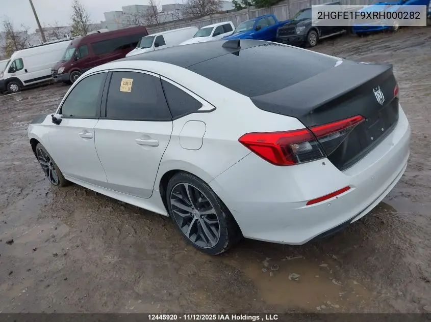 2HGFE1F9XRH000282 2024 Honda Civic Touring
