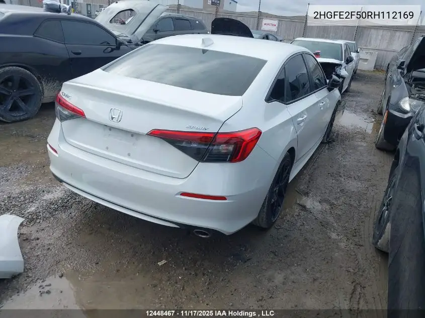 2HGFE2F50RH112169 2024 Honda Civic Sport