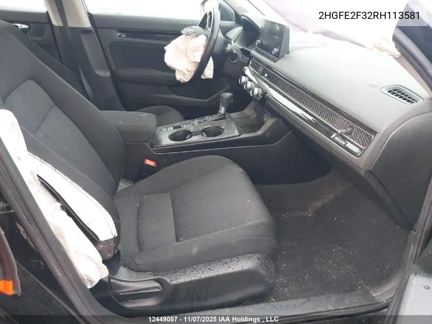 2HGFE2F32RH113581 2024 Honda Civic Ex 4Dr