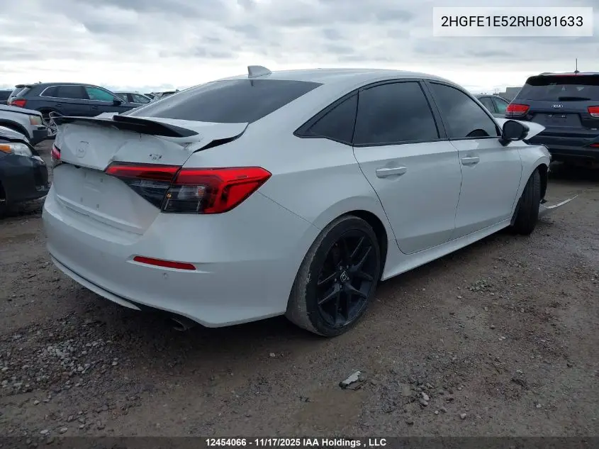2HGFE1E52RH081633 2024 Honda Civic Si Si