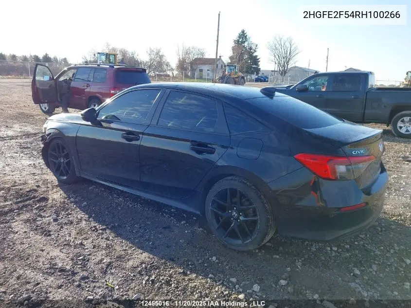 2HGFE2F54RH100266 2024 Honda Civic Sport