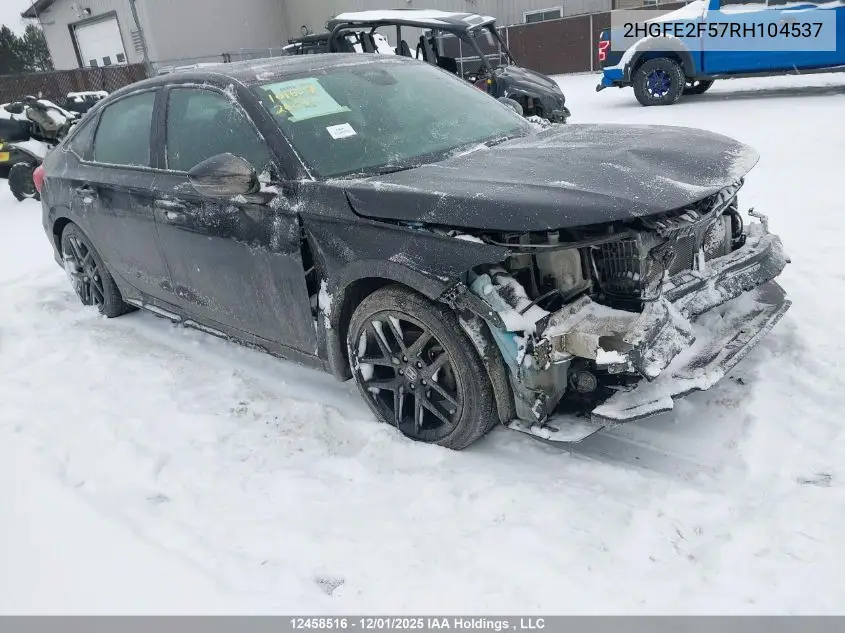 2HGFE2F57RH104537 2024 Honda Civic