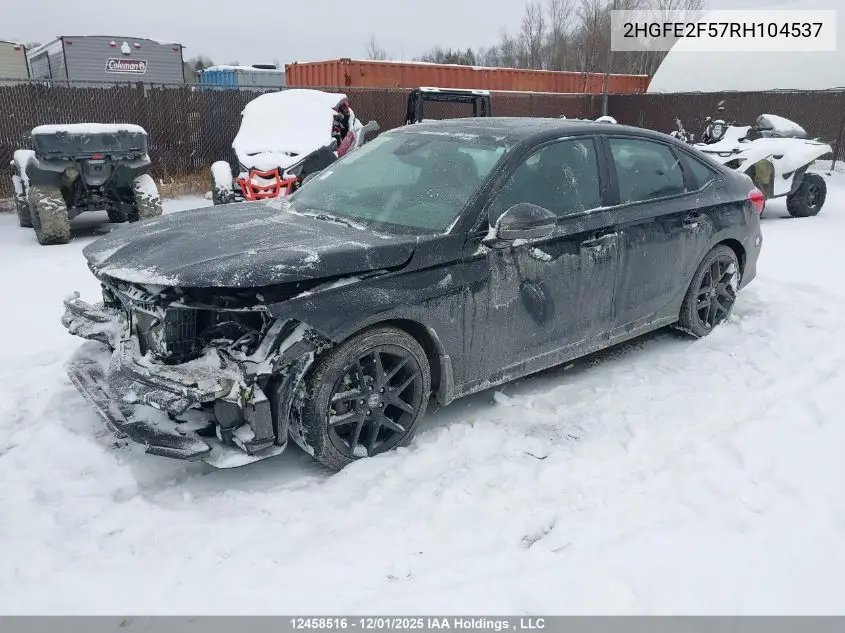 2HGFE2F57RH104537 2024 Honda Civic