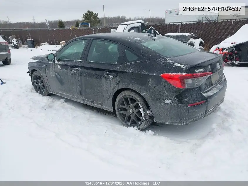 2HGFE2F57RH104537 2024 Honda Civic