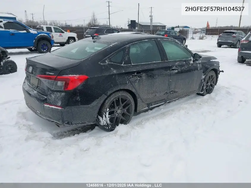2HGFE2F57RH104537 2024 Honda Civic