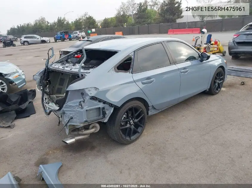 2HGFE1E56RH475961 2024 Honda Civic Si Sedan