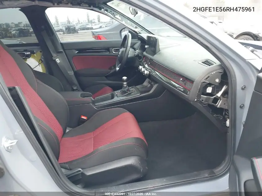 2HGFE1E56RH475961 2024 Honda Civic Si Sedan