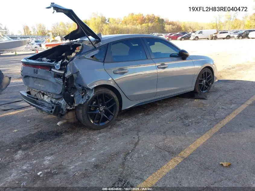 19XFL2H83RE040472 2024 Honda Civic Sport