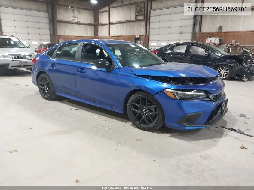 2HGFE2F56RH569701 2024 Honda Civic Sport