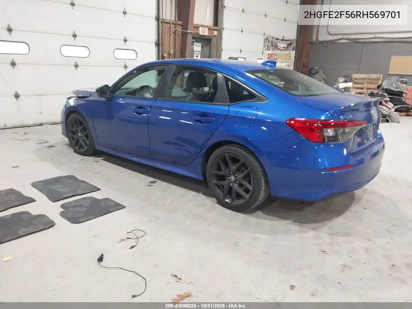 2HGFE2F56RH569701 2024 Honda Civic Sport