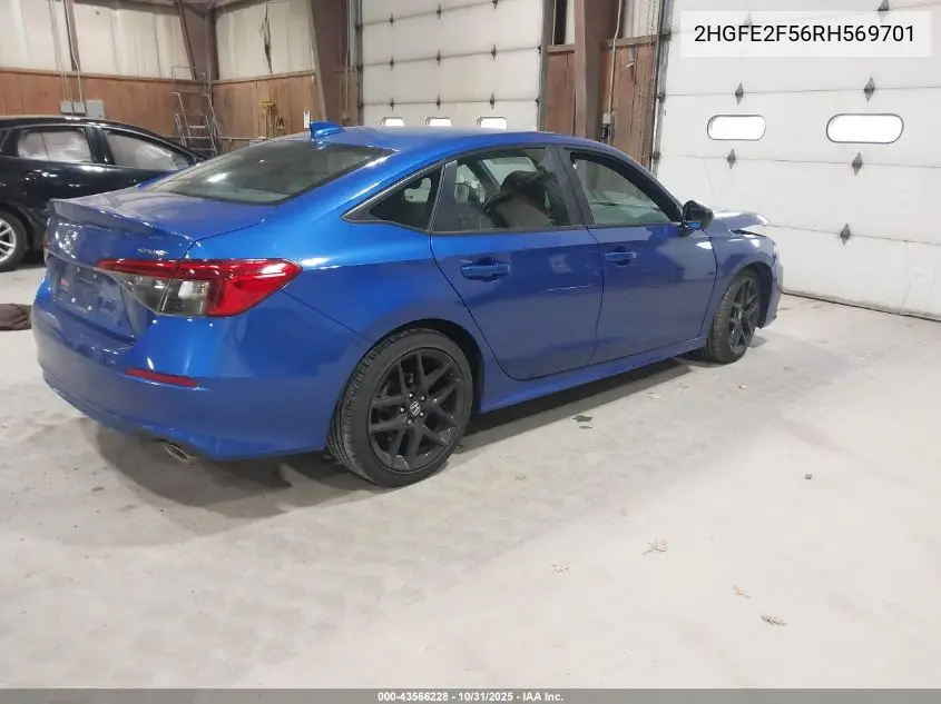 2HGFE2F56RH569701 2024 Honda Civic Sport