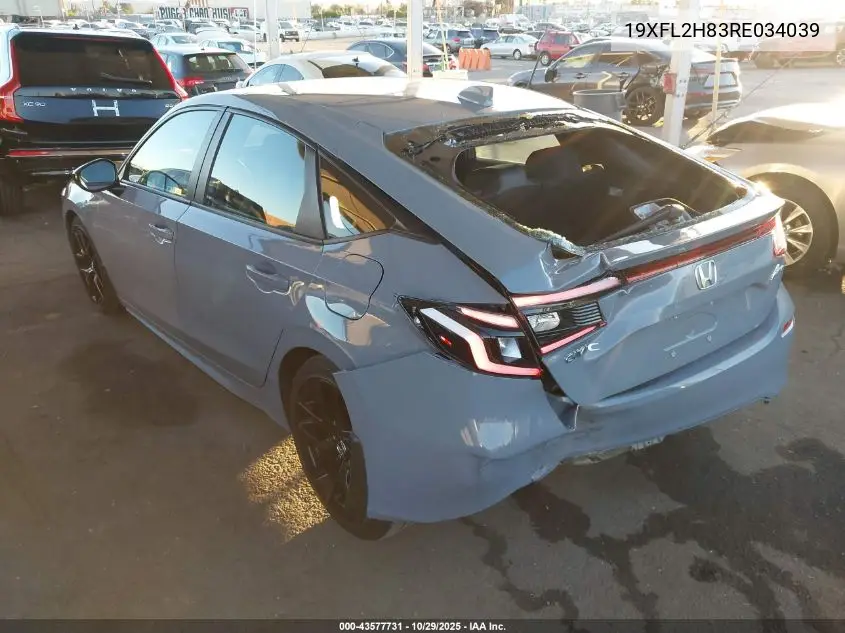 19XFL2H83RE034039 2024 Honda Civic Sport