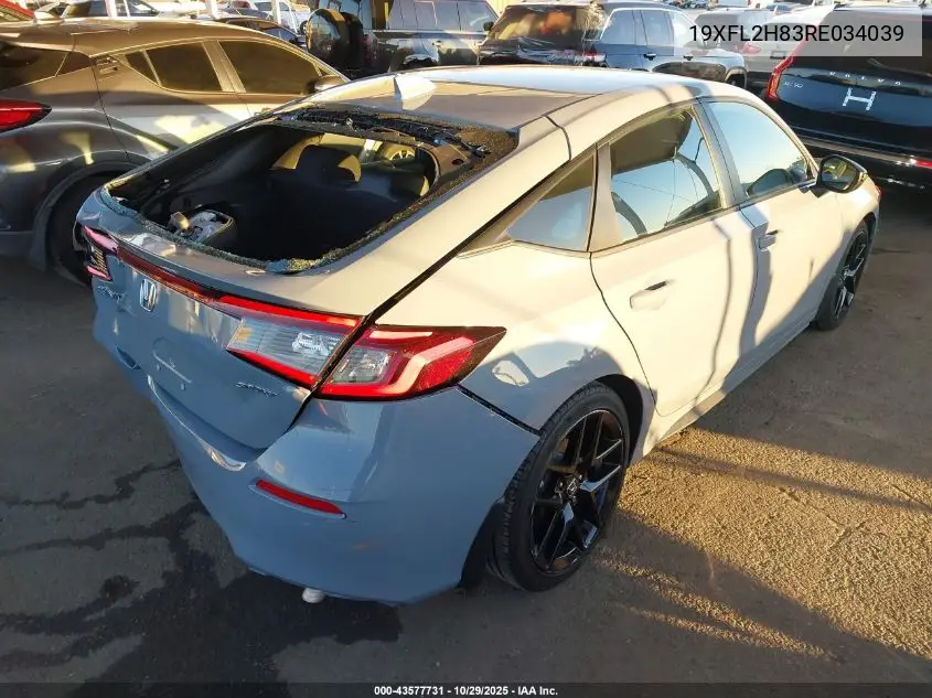 19XFL2H83RE034039 2024 Honda Civic Sport