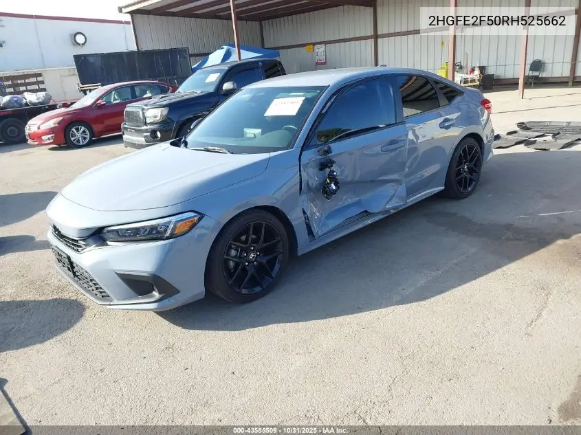 2HGFE2F50RH525662 2024 Honda Civic Sport