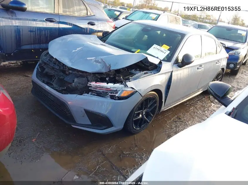 19XFL2H86RE015355 2024 Honda Civic Sport