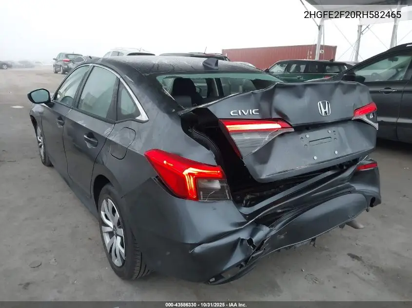 2HGFE2F20RH582465 2024 Honda Civic Lx