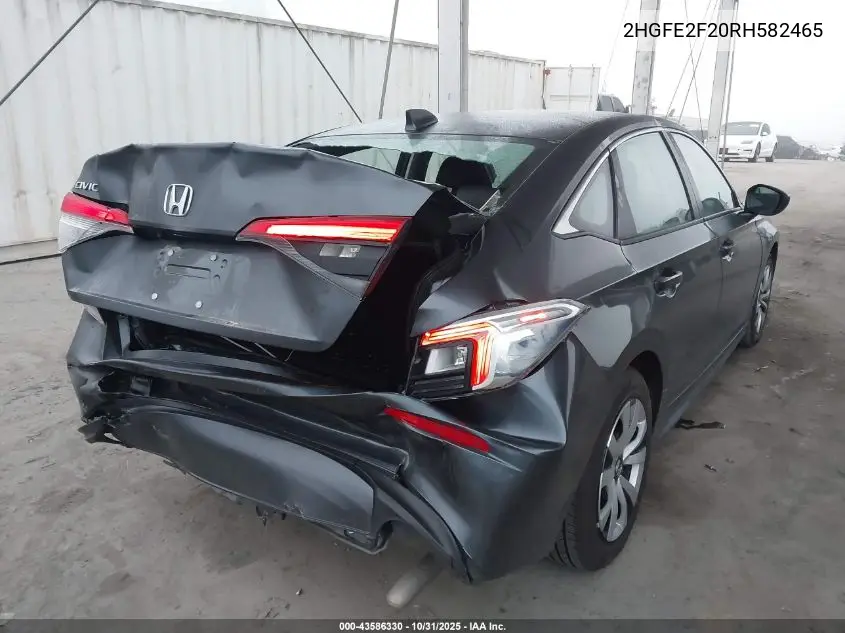 2HGFE2F20RH582465 2024 Honda Civic Lx