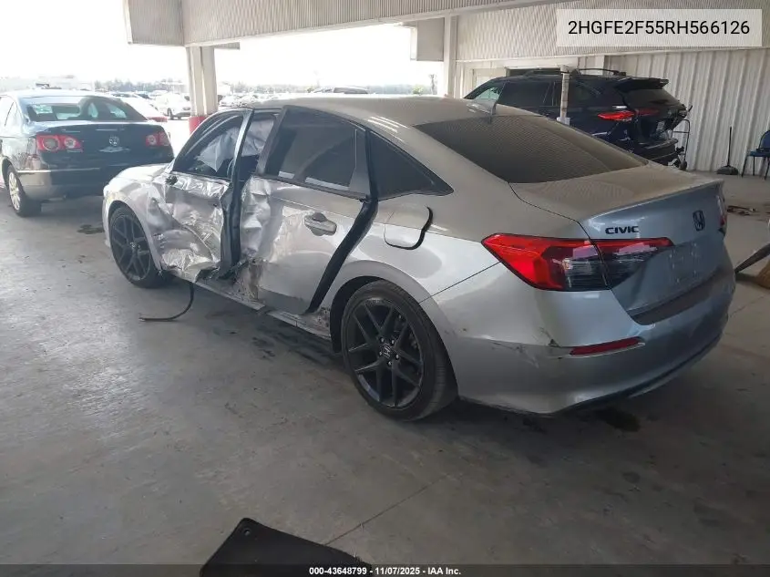2HGFE2F55RH566126 2024 Honda Civic Sport