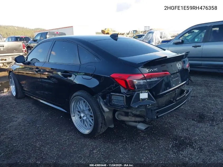 2HGFE1E59RH476358 2024 Honda Civic Si Sedan
